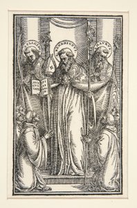Illustration de livre avec trois saints - Unknown