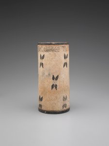 Vase à cacao avec motif floral - Unknown