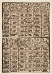 Calendrier de Johann von Gemund - Unknown