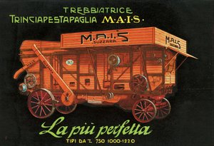 Machines agricoles. Suzzara, 1925