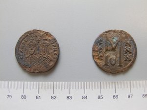 Follis (40 Nummi) de Michel II; Théophile I de Inconnu - Unknown