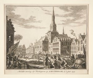 Attaque ratée des Anabaptistes sur Amsterdam - Unknown