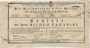 Niccolo Paganini - affiche