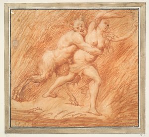 Nymphe et Satyre