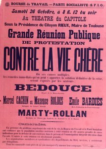 Affiche du Parti Socialiste