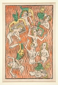 Purgatoire, illustration de Der Seelen-Wurzgarten - Unknown