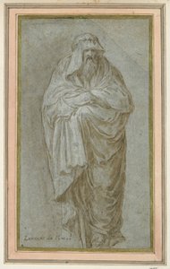 Figure debout drapée dans un manteau - Unknown
