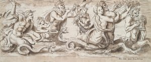 Tritons, Néréides et autres figures - Unknown