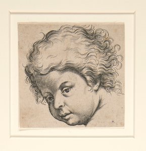Sans titre (enfant regardant vers le bas) - Unknown