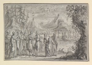 Sans titre, une des quatre scènes de la vie du Christ - Unknown