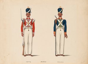 10e Infanterie indigène de Madras et l