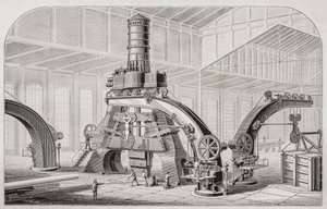 Marteau à vapeur du 19ème siècle, ou marteau pilon