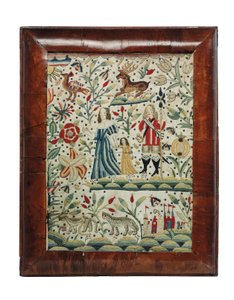 Une image de broderie William et Mary