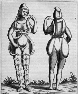 Un personnage entre féminin et masculin - dans « Mensae Isiaca » (discours de la Grande Mère des Dieux, ses sceaux, ses bijoux et ses amulettes et quelques-unes de ses figures) - Unknown artist