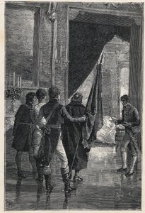 Une députation de Carbonari, la société secrète nationaliste, est présentée à Ferdinand Ier des Deux-Siciles (anciennement Ferdinand IV de Naples) 1820