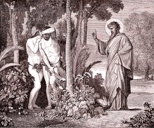 Adam et Ève, fac-similé du livre de Louis Veuillot "Jésus-Christ" imprimé à Paris