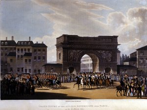 Les Alliés entrent à Paris le 31 mars 1814 (Russie Alexandre Ier, l