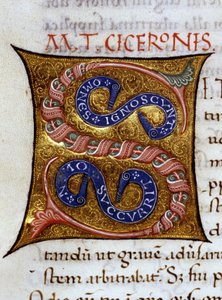 Alphabet : lettre miniaturée S