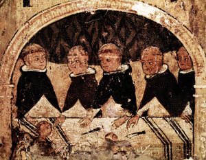 Retable de la vie de Saint Dominique de Guzman (1170-1221), fondateur de l