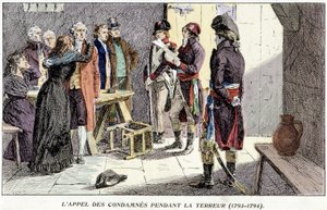 Appel des condamnés pendant la Terreur (1793-1794) - Unknown artist
