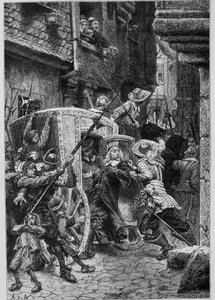 Arrestation de Brousel (débuts de la Fronde) dans "Histoire de France" par Guizot - Unknown artist