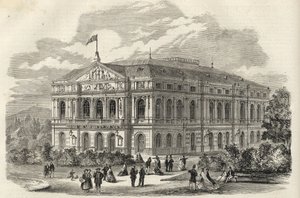 Baden Baden (Baden-Baden), Allemagne - Le Théâtre de Baden - 1867