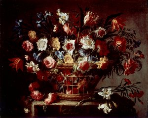 Panier de fleurs