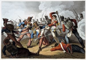 Bataille des Pyrénées - dans "Anecdotes historiques, militaires et navales..." par Edward Orme