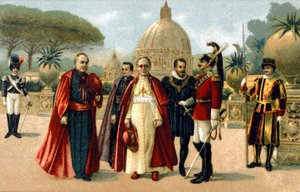 Benoît XV (1854 - 1922). Chromolithographie de la fin du 19ème siècle