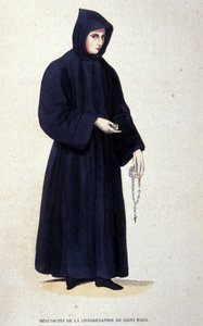 Bénédictin de la congrégation de Saint Maur (gravure d
