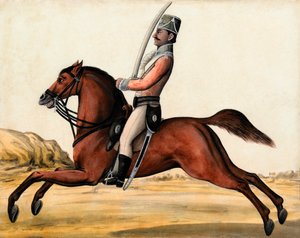 Cavalerie indigène du Bengale, vers 1788