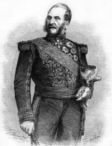 Bernard Pierre Magnan. Maréchal de France (1791-1865). Gravure de 1865.