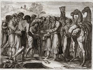 Bible de Royaumont, Ancien Testament : Joseph vendu par ses frères. - Unknown artist