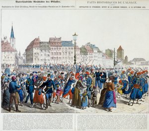 Capitulation de Strasbourg et départ de la garnison française, 28 septembre 1870