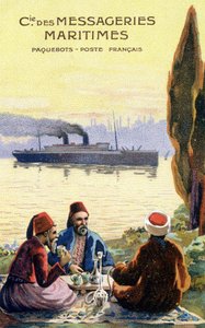 Carton de la compagnie maritime française mondiale. - Unknown artist