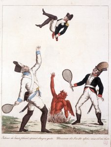 Caricature de Napoléon Bonaparte - dans Napoléon Ier, caricatures, collection factice. 1814 - 1815. B.H.V.P.