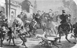 Charles V (1500-1558) à la cour de François Ier (1494-1547).
