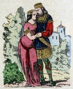 Childéric Ier, roi des Francs Saliens (436-481) rencontre Basin de Thuringe (épouse du roi de Thuringe) pendant son exil. Clovis est né de leur mariage