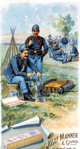 Publicité pour le chocolat « Josef Manner & Gomp, Vienne ». - Unknown artist