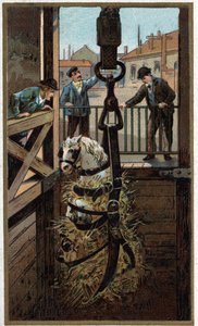 Chromolithographie de la fin du XIXe siècle