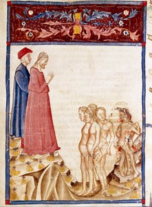 Cercle des Traîtres : Dante et Virgile rencontrent les âmes des traîtres des bienfaiteurs
