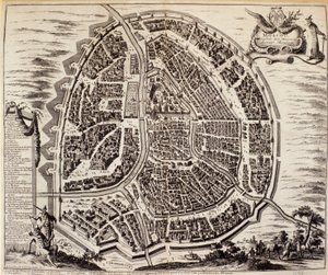 Plan de la ville de Moscou au 17e siècle