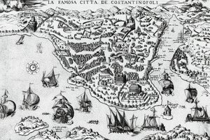 Ville de Constantinople, gravure