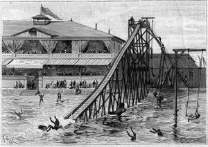 Montagne russe à Bridgeport, Connecticut, USA. dans "La Nature. Revue des sciences et de leurs applications aux arts et à l