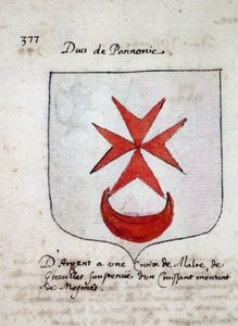 Blason du duc de Pannonie - sd XIXe siècle - Unknown artist