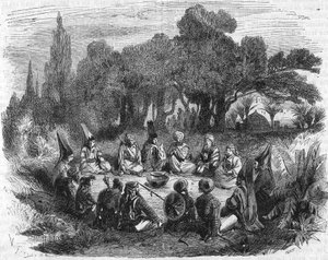 Conseil tenu par les chefs des janissaires à Constantinople vers 1400 - Unknown artist