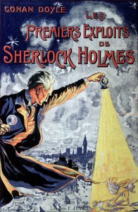 Couverture "Les Premiers exploits de Sherlock Holmes" par Conan Doyle - Unknown artist