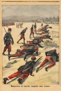 Manœuvres de marche rampante dans l