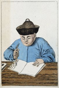 Vie quotidienne des Chinois : un écrivain chinois - Unknown artist