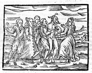 Danse avec le Diable par Francesco Guaccio "Compendium Maleficarum" Milan 1608